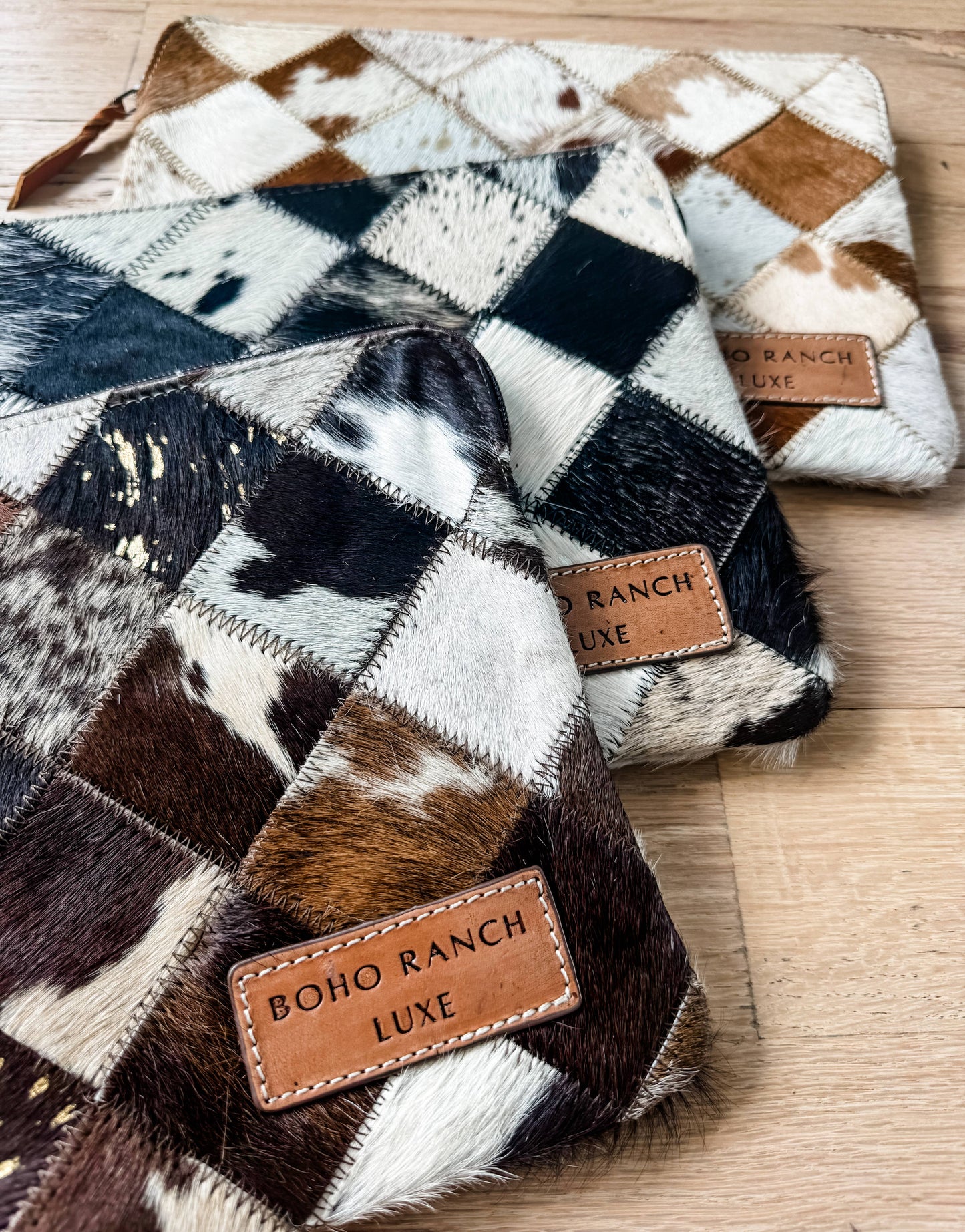 LUXE LAPTOP sleeve computer bag hairon cowhide