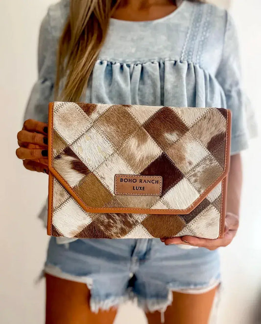 IPAD sleeve computer bag hairon cowhide